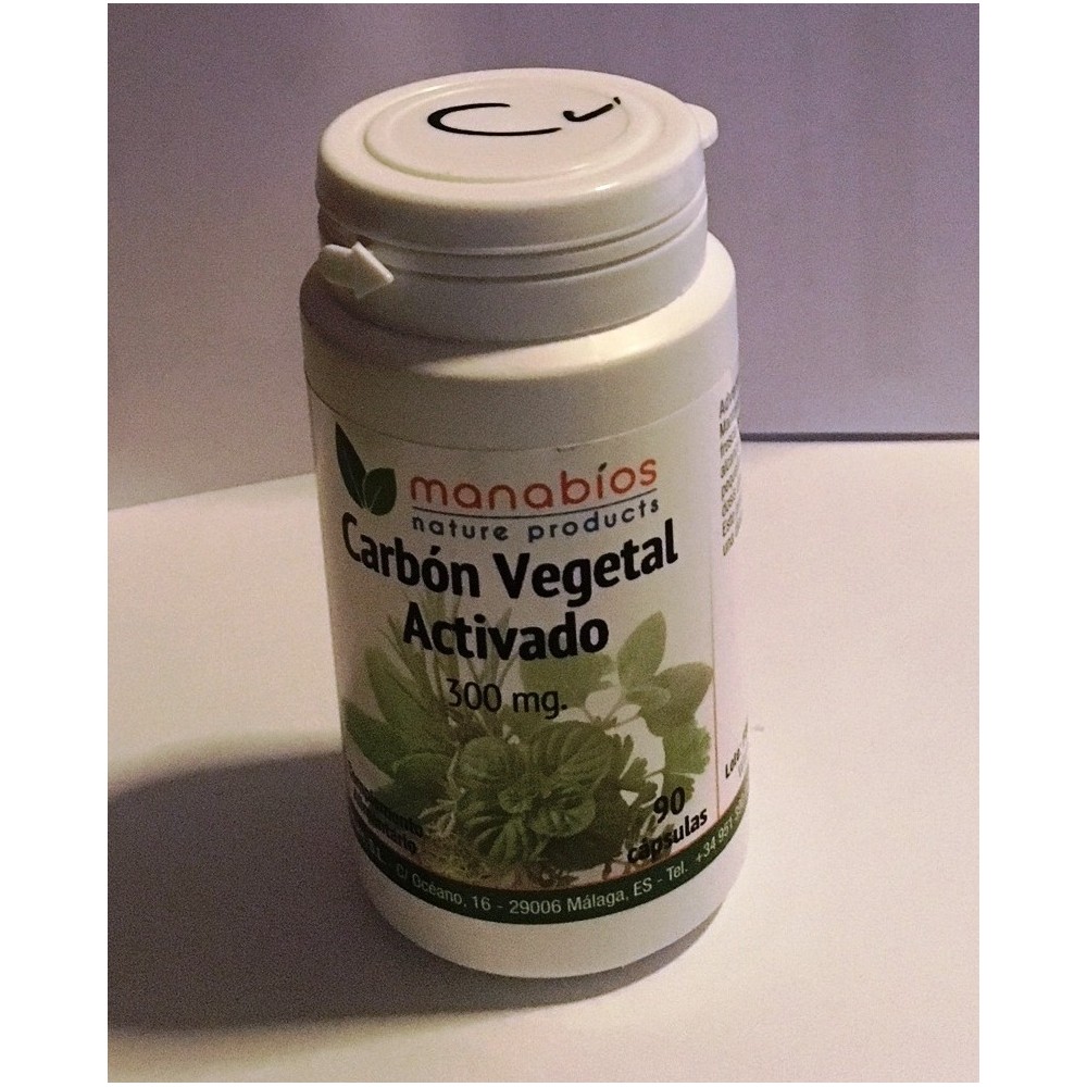 Carbón Vegetal Activado de Manabíos Manabios 111104 Ayudas aparato Digestivo salud.bio