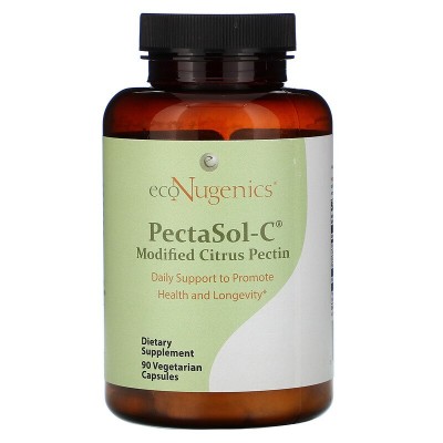 PectaSol-C, Pectina cítrica modificada, 90 cápsulas vegetales de Econugenics Econugenics ECN-00014 Sistema inmunitario salud.bio
