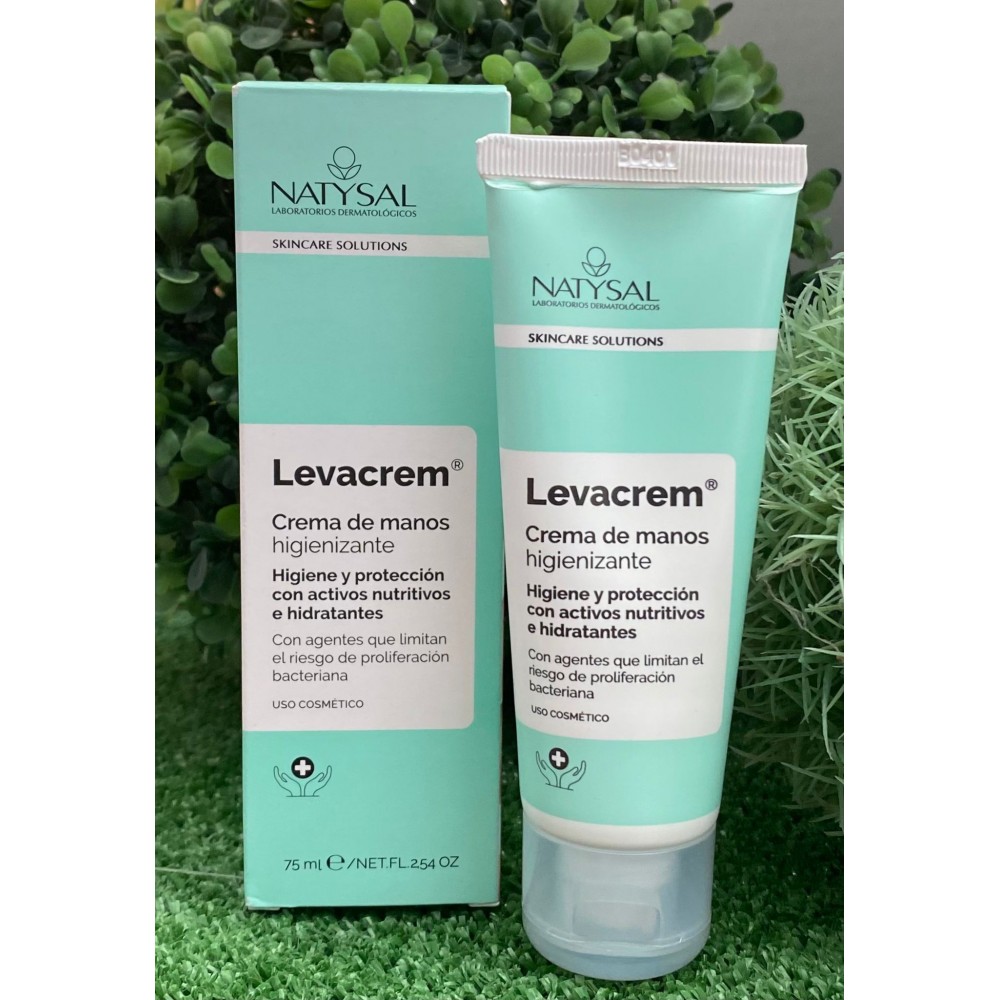 Crema Higienizante de manos 75ml LEVACREM de Natysal Natysal NAT-13628 Uso tópico salud.bio