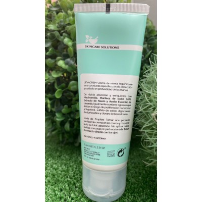 Crema Higienizante de manos 75ml LEVACREM de Natysal Natysal NAT-13628 Uso tópico salud.bio