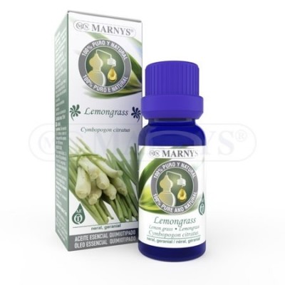 Aceite Esencial de Lemongrass 15 ml de Marnys Marnys AA037 Aceites esenciales uso interno salud.bio