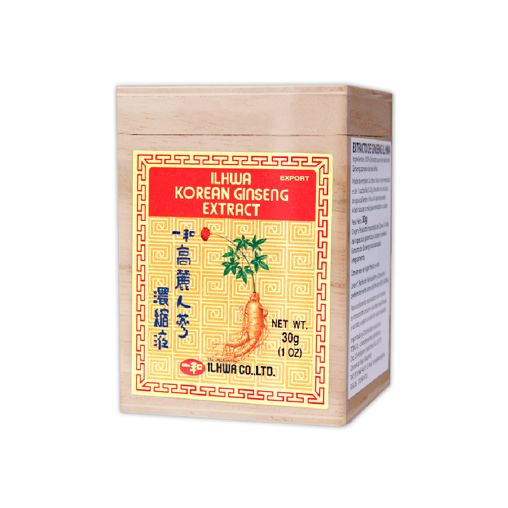 Extracto Puro de Ginseng Coreano IL HWA 5:1 6 años de Tongil Tongil A03 Cansancio, fatiga, astenia primaveral salud.bio