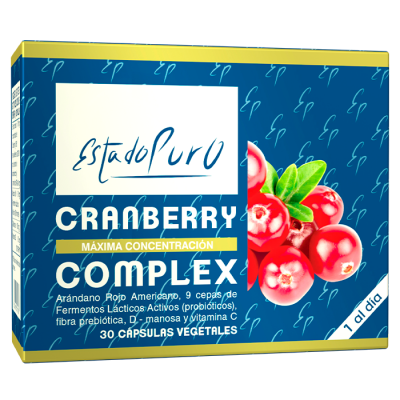 Cranberry complex 30 Cápsulas Estado Puro de Tongil Tongil M38 Bienestar urinario. Ayuda en el bienestar urinario. salud.bio