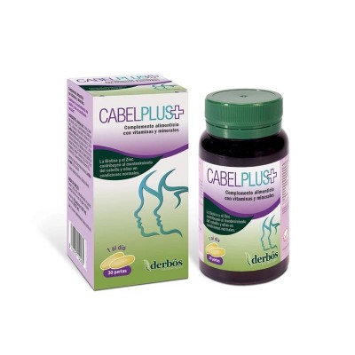 Cabelplus 30 perlas de derbós Derbós DER-028 Piel, Cabello y Uñas, Complementos y Vitaminas salud.bio
