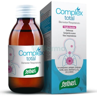Complex TOTAL (Bienestar respiratorio) de Santiveri Santiveri  57930002 Acción benéfica garganta y pecho salud.bio