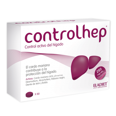 CONTROLHEP (función Hepática) 60 comprimidos de Eladiet Eladiet PA.FE.CHEP Higado y sistema hepatobiliar salud.bio