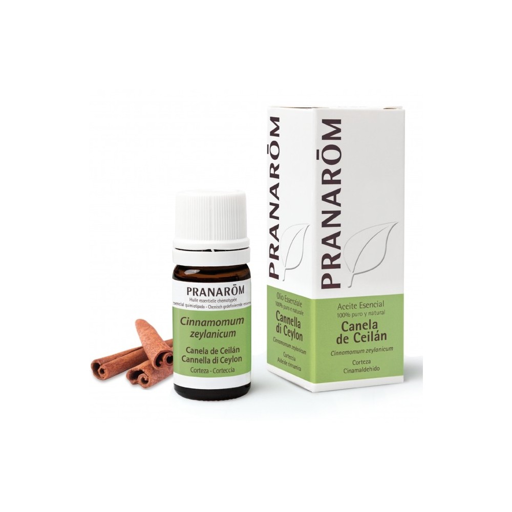Canela de Ceilan Corteza Aceite Esencial Natural Quimiotipado de Pranarôm Pranarom 22123 Acéites esenciales salud.bio