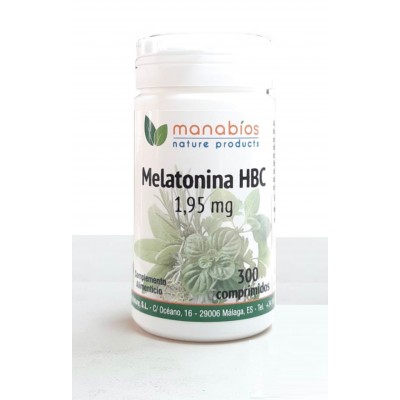 Melatonina Pura 1,95mg en comprimidos de Manabios Manabios  insomnio y descanso salud.bio