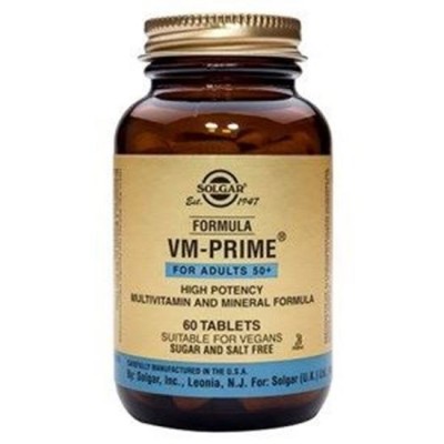 VM-Prime Adultos 50+ de Solgar Solgar 113625 Vitaminas y Multinutrientes salud.bio
