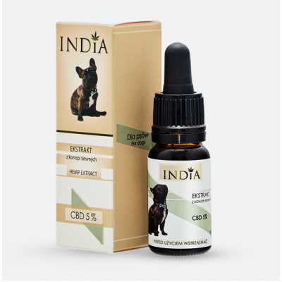 Extracto de CBD 5% para Perros de India Lab India Cosmetec and food 5903991430502 Plantas Medicinales salud.bio