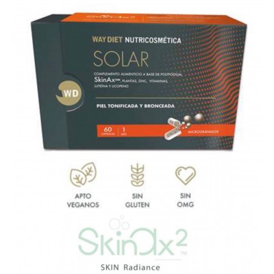 SOLAR 60 Cápsulas de WAY DIET LAB WAY DIET LABORATORIO WDT 00169 Nutricosmética salud.bio
