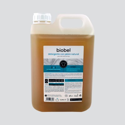 Detergente ecológico 5L de Biobel Biobel - Beltra´n Hermanos, S.L. 8421427068053 LIMPIEZA EFICAZ, SOSTENIBLE Y SALUDABLE salu...