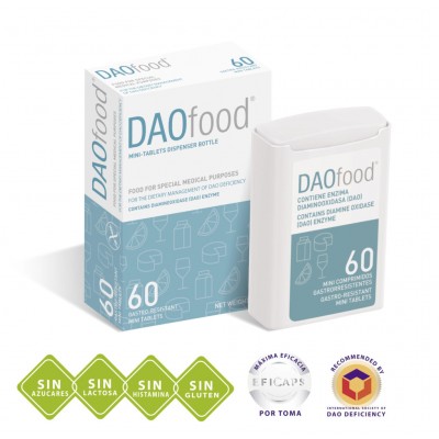 DAOfood® 60 comprimidos mini de Dr Healthcare DR Healthcare 185940.2 Ayudas aparato Digestivo salud.bio