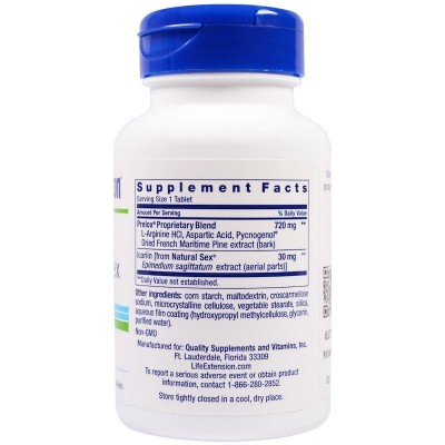 Prelox, sexo natural para hombres, 60 tabletas de Life Extension Life Extension  Libido hombre y mujer salud.bio