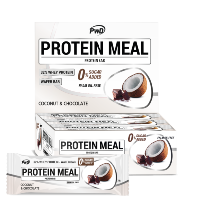 Barrita proteíca sabor Coco sin azúcar de PWD PWD NUTRITION SL PWD-895 Proteinas salud.bio