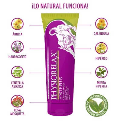 Physiorelax Forte Plus 75mL Physiorelax 165337.6 Articulaciones, Huesos, Tendones y Musculos, componen el Aparato Locomotor s...