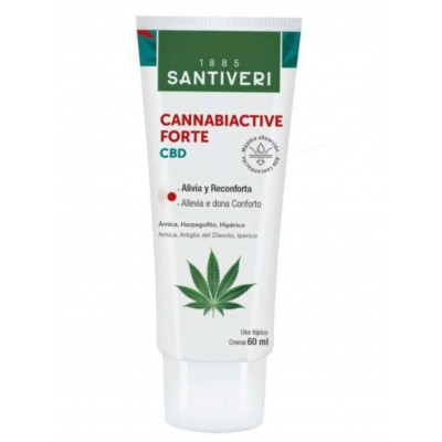 Cannabiactive FORTE CBD 60ml de Santiveri Santiveri  37237101 Articulaciones, Huesos, Tendones y Musculos, componen el Aparat...