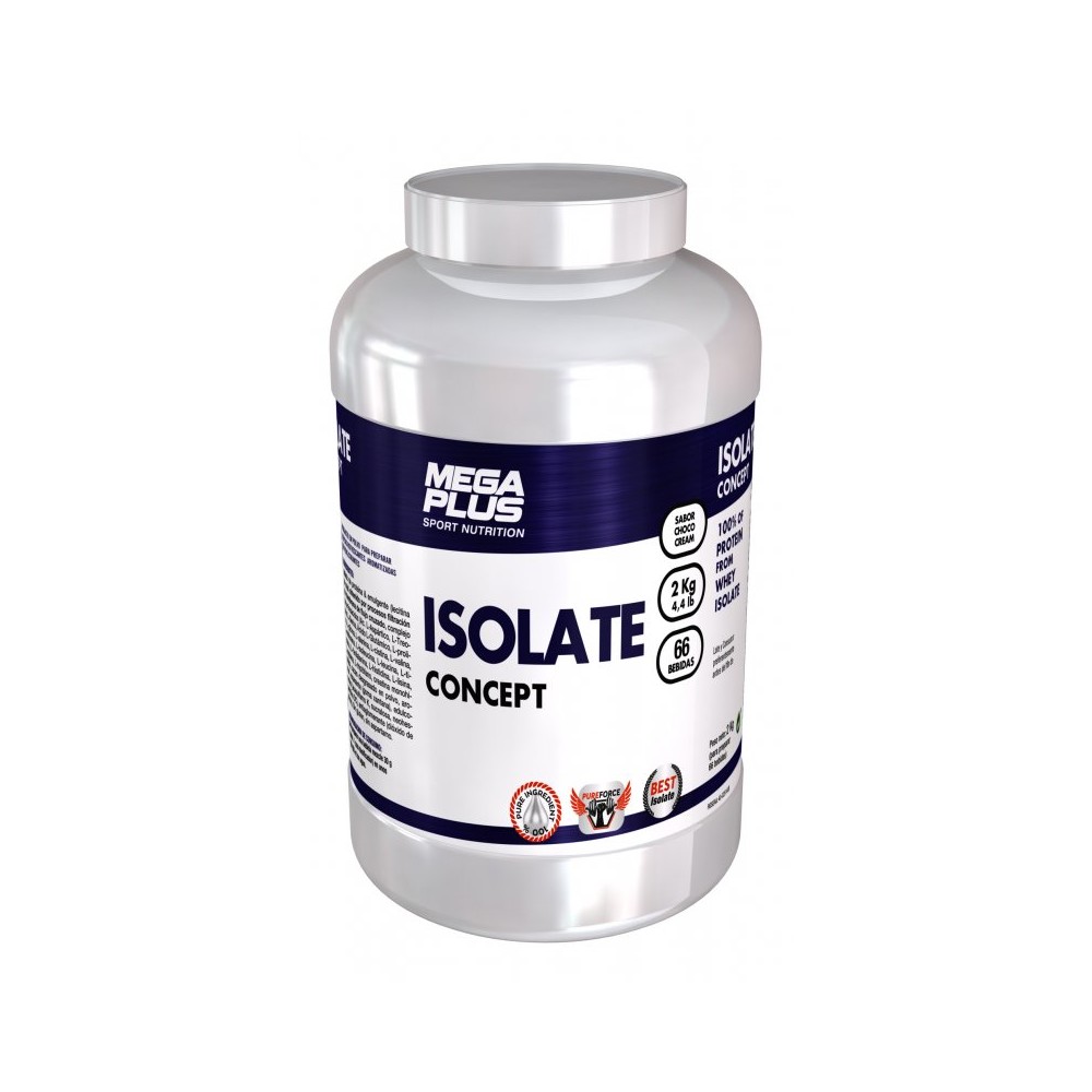 Proteinas Whey ISOLATE concep de Megaplus Megaplus  Proteinas salud.bio