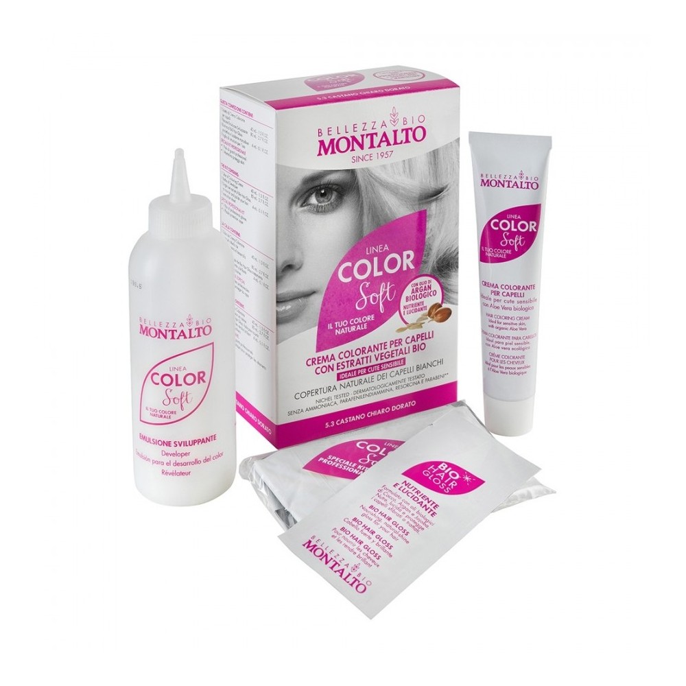 Tinte Color permanente linea Soft 12 tonos a elegir de Montalto Corpore Sano   Tinte permanente salud.bio