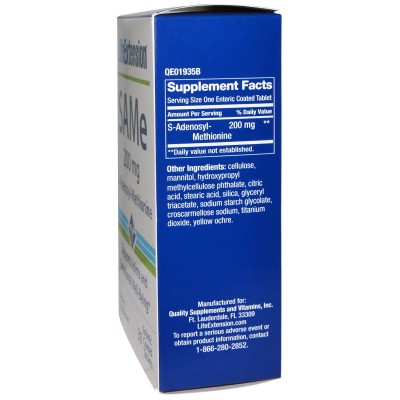 SAMe 30 comprimidos 200 mg de Life Extension Life Extension LEX-19353 Inicio salud.bio