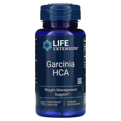 HCA de garcinia, 90 cápsulas vegetarianas de Life Extension Life Extension LEX-17380 Ayuda Glucemia y Diabetes salud.bio
