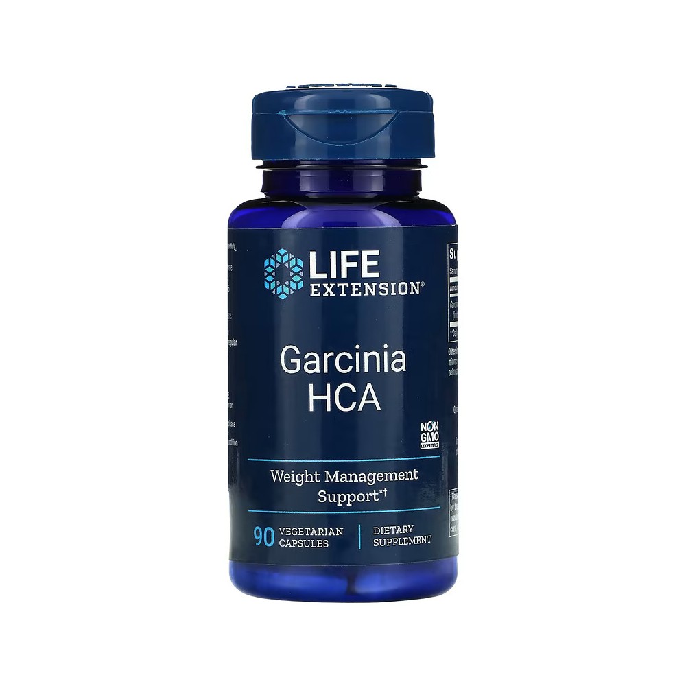 HCA de garcinia, 90 cápsulas vegetarianas de Life Extension Life Extension LEX-17380 Ayuda Glucemia y Diabetes salud.bio