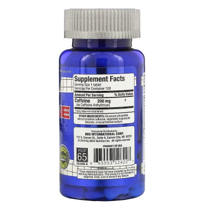 Cafeína, 200 mg, 100 comprimidos de ALLMAX Nutrition ALLMAX Nutrition AMX-12622 Suplementos Deportivos (Complementos Alimenti...