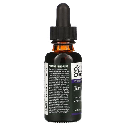 Raíz de kava, 30 ml (1 oz. líq.) de Gaia Herbs Gaia Herbs Faarm GAI-30650 Estados emocionales, ansiedad, estrés, depresión, r...