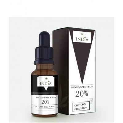 CBD 20%, CBG, CBDV, CBC, MCT Broad Spectrum 10ml de India lab India Cosmetec and food 5904473760421 Plantas Medicinales salud...