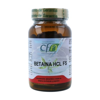 Betaína HCL FS 60 Cápsulas vegatales de CFN CFN - CFN Complementos Fitonutricionales S.L. PRO-2100003 Ayudas aparato Digestiv...
