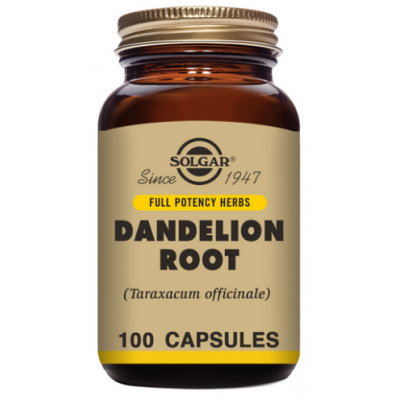 Diente de León (Taraxacum officinale) - 100 Cápsulas vegetales de Solgar SOLGAR SOL-183845 Ayudas aparato Digestivo salud.bio