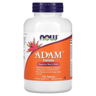 ADAM, Superior Men's Multi, 120 tabletas de NOW Foods NOW Foods NOW-03876 Salud Sexual y Fertilidad salud.bio