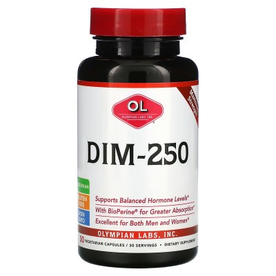 DIM Di-indolyl Methane (estrogen control) 250mg. 30 Cápsulas de Olympian Labs Inc. Olympian Labs Inc. OLY-00111 Suplementos D...