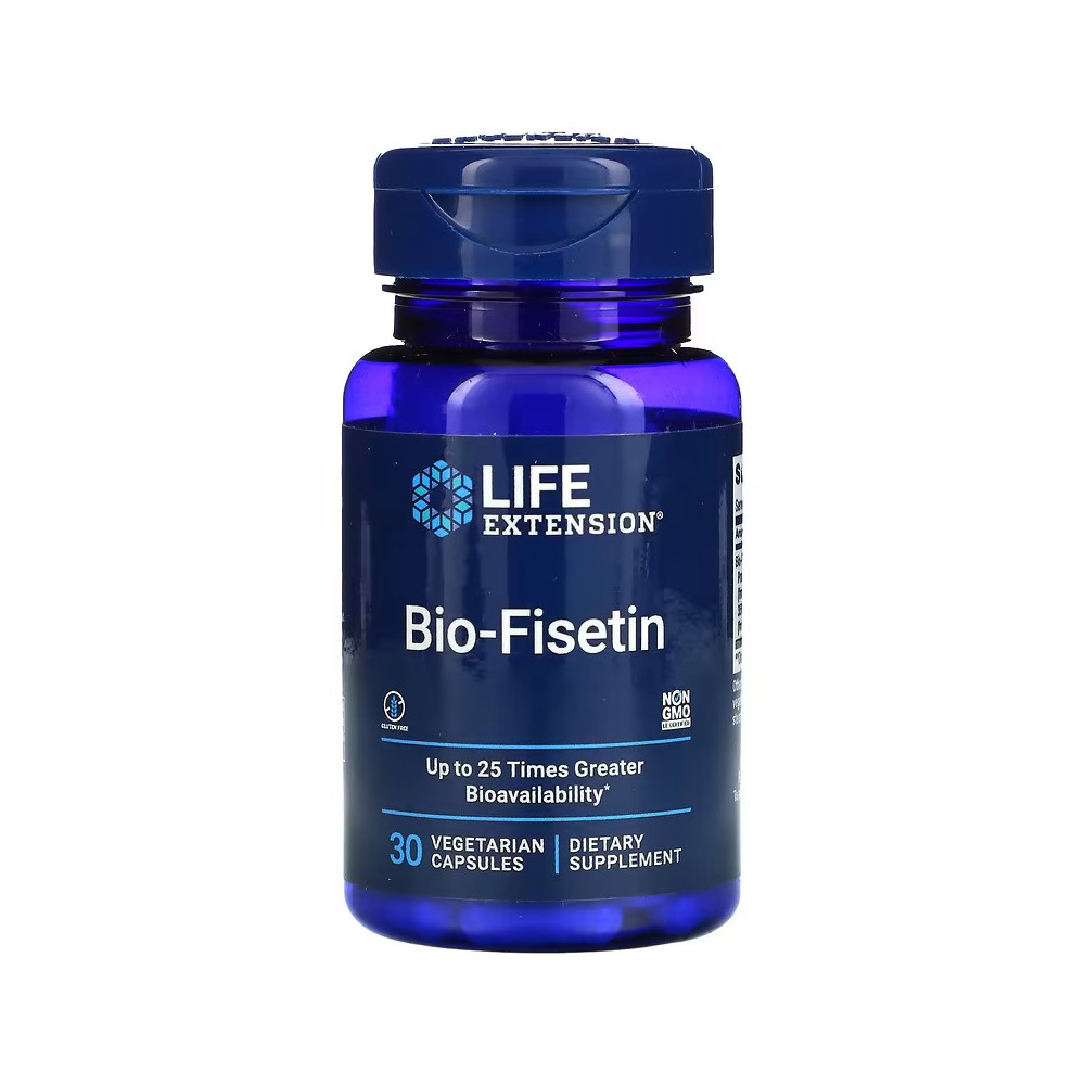 Biofisetina, 30 cápsulas vegetales de Life Extension Life Extension LEX-24143 Antioxidantes salud.bio