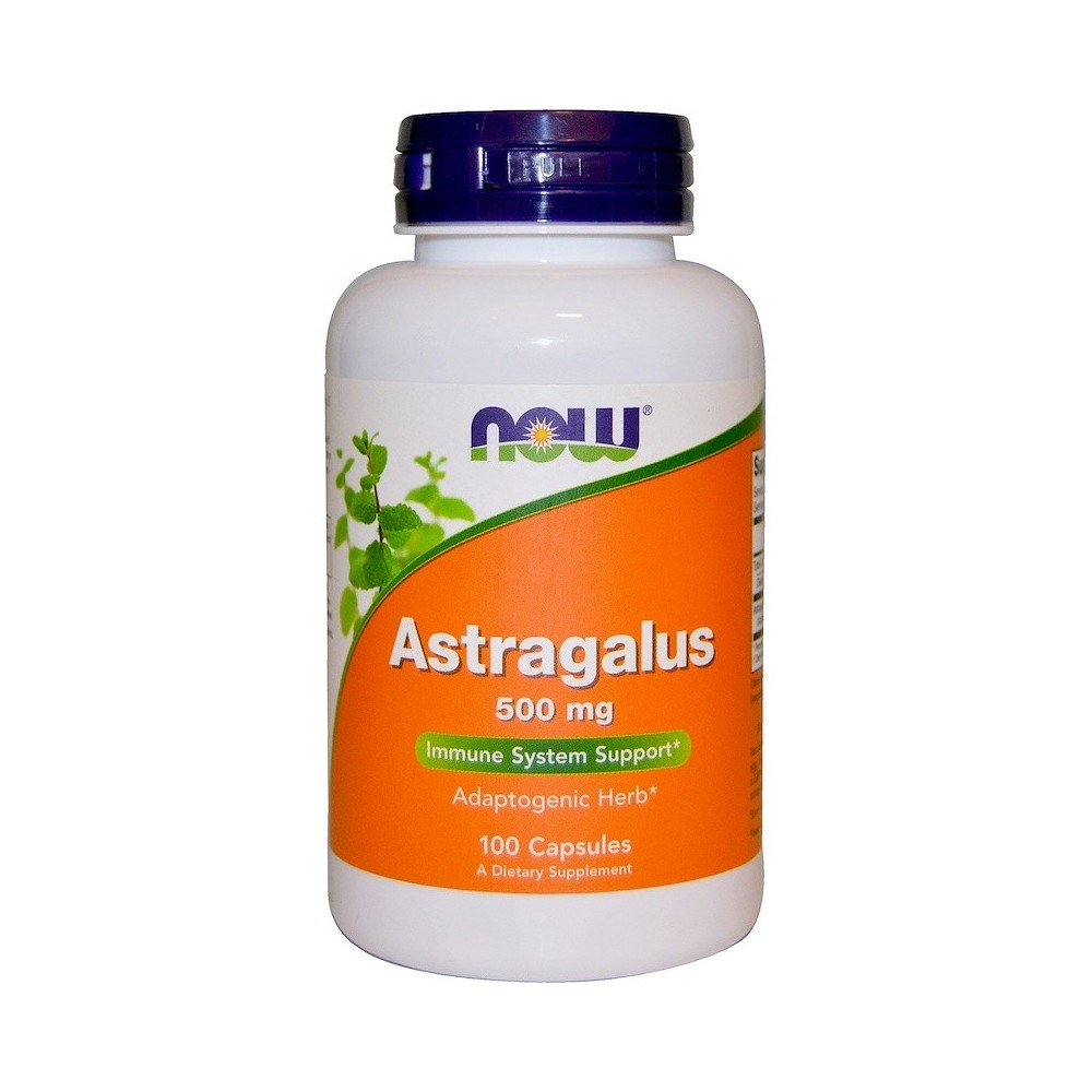 Astragalus 100 Cápsulas 500mg de Now Foods NOW Foods NOW-04605 Sistema inmunitario salud.bio