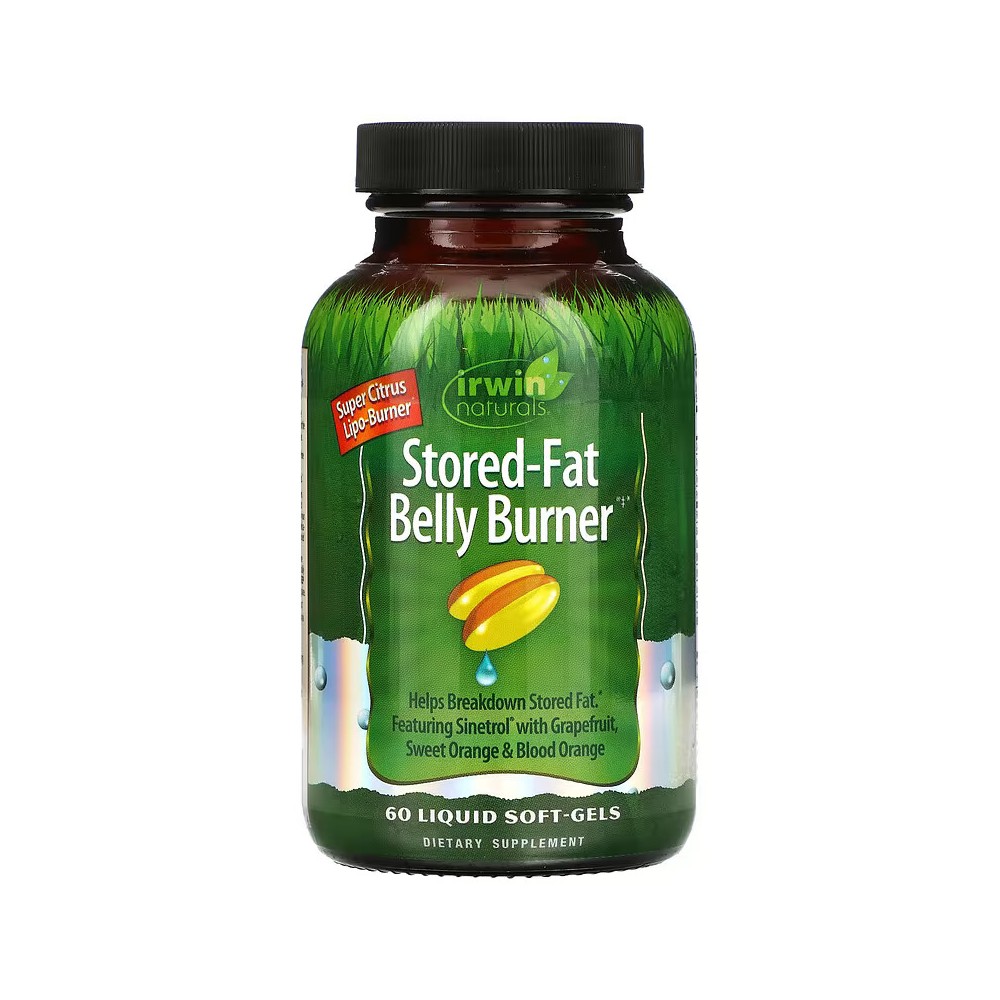 Quemador de grasa abdominal almacenada, 60 perlas de Irwin naturals Irwin Naturals IRW-58638 Control de Peso salud.bio