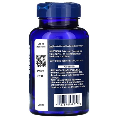 B1 Benfotiamina con tiamina, 100 mg, 120 cáp vege de Life Extension Life Extension LEX-92012 Ayuda Glucemia y Diabetes salud.bio