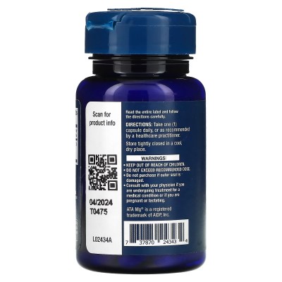 Calm-Mag, Acetil taurinato de magnesio, 30 cápsulas vegetales de Life Extension Life Extension LEX-24343 Suplementos Minerale...