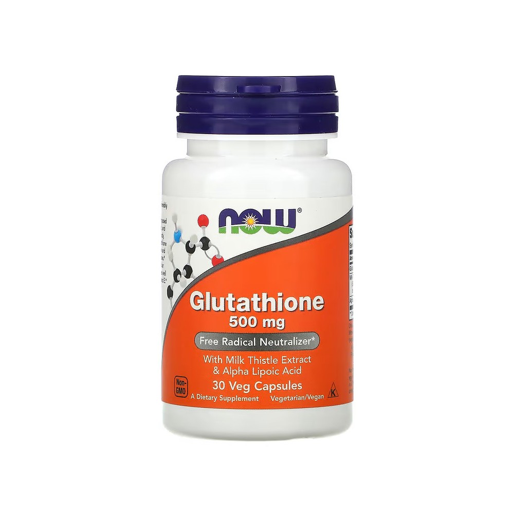 Glutatión 500 mg 30 cápsulas vegetales de Now Foods NOW Foods NOW-00175 Antioxidantes salud.bio