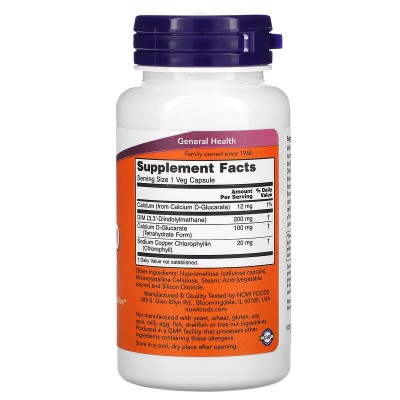 DIM Di-indolyl Methane (estrogen control) 200mg. 90 Cápsulas de Now Foods NOW Foods NOW-03049 Suplementos Deportivos (Complem...