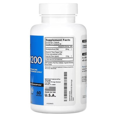 DIM Di-indolyl Methane (estrogen control) 200mg. 60 Cápsulas de Fitcode Fitcode FCD-02872 Suplementos Deportivos (Complemento...