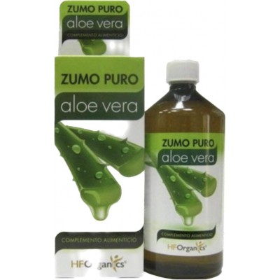 Zumo Aloe Vera PURO 1 Litro de HFOrganics Herbofarm HBF36970 Ayudas aparato Digestivo salud.bio