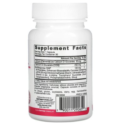 DIM Di-indolyl Methane (estrogen control) + más CDG, desintoxicación mejorada, 30 cápsulas vegetales de Jarrow Formulas Jarro...