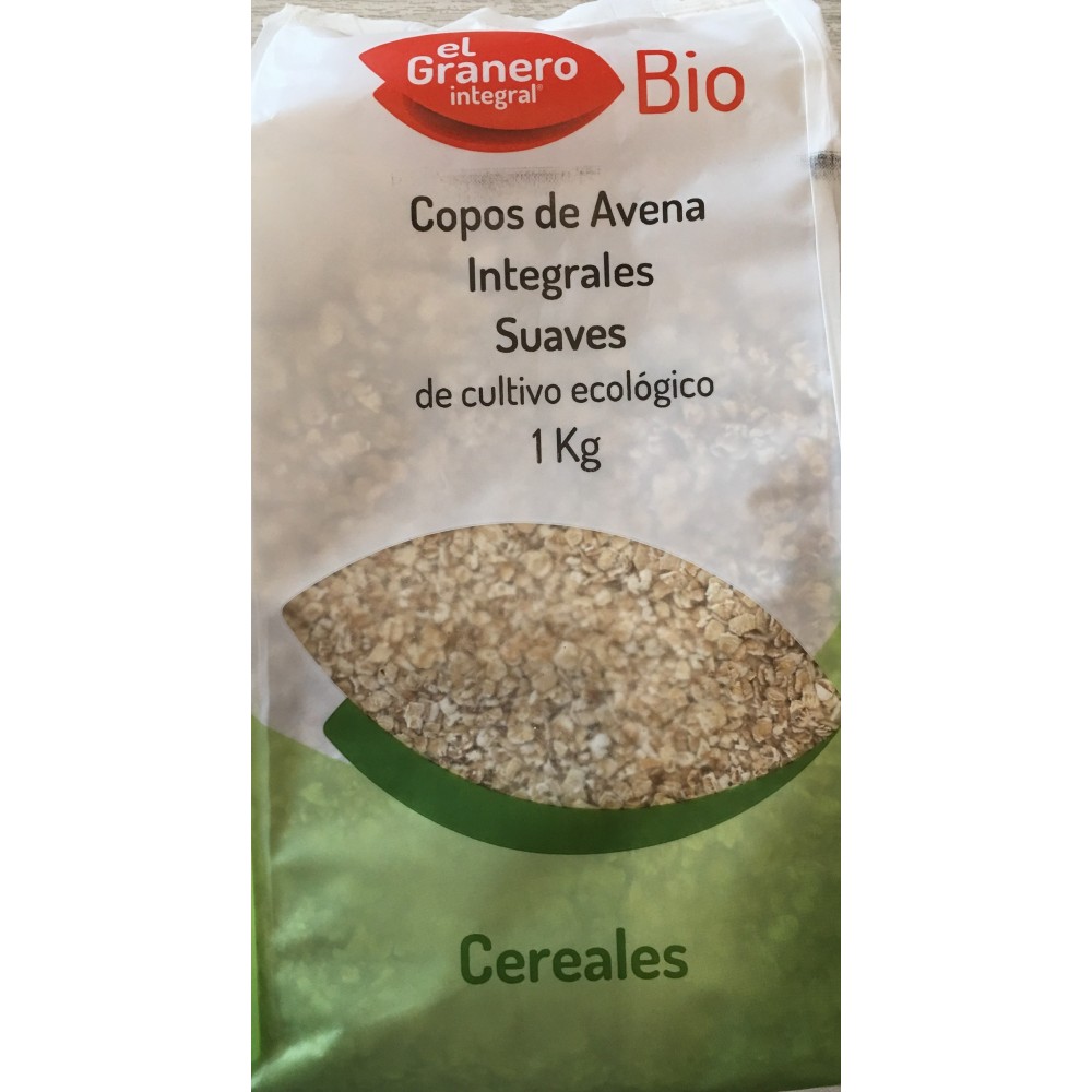 Copos de Avena Suaves BIO 1Kg el Granero El Granero  Alimentación salud.bio