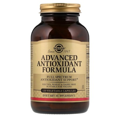 Formula Antioxidante Avanzada, Cápsulas Vegetales de Solgar Solgar  Antioxidantes salud.bio