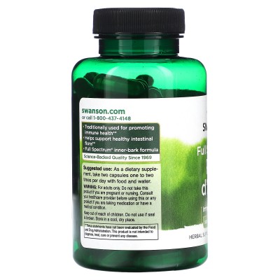 Pau d'Arco de espectro completo, 500 mg, 100 cápsulas de Swanson Swanson SWV-01424 Sistema inmunitario salud.bio
