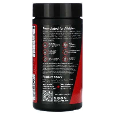 Potenciador de testosterona, 60 comprimidos oblongos, Serie elite de Six Star® Six Star® MSC-60311 Salud Sexual y Fertilidad ...