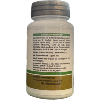 Hepabell 60 cápsulas de Jellybell JellyBell JB-0101 Higado y sistema hepatobiliar salud.bio