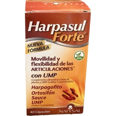 Harpasul Forte 40 Cápsulas de Natysal Natysal NAT-13595 Articulaciones, Huesos, Tendones y Musculos, componen el Aparato Loco...