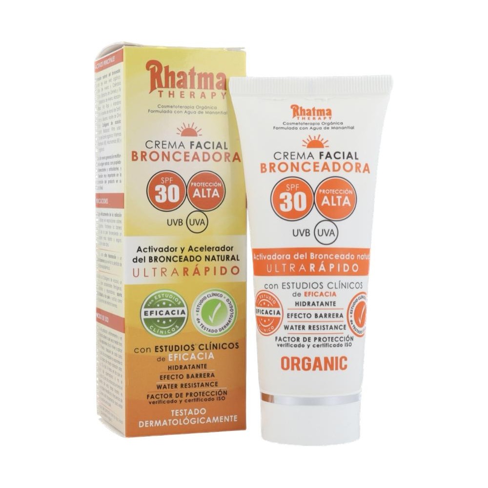 Crema facial bronceadora spf30 de Rhatma Rhatma Therapy JEN-86062 Cosmética Natural salud.bio